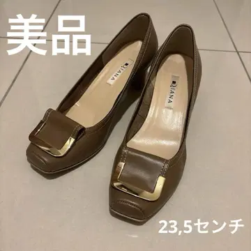 [ 새상품급 ] 다이애나 펌프스 23.5cm 다크베이지 힐 신발