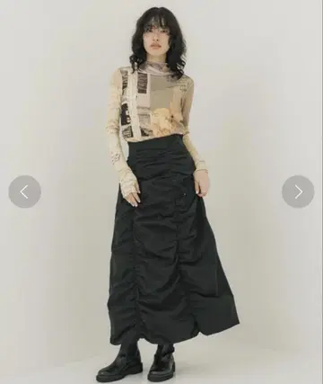 [ PUBLIC TOKYO ] 개더 벌룬 스커트