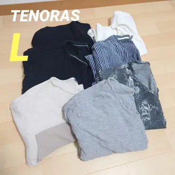 TENORAS 티노라스 L 사이즈 7벌 세트 반팔 티셔츠