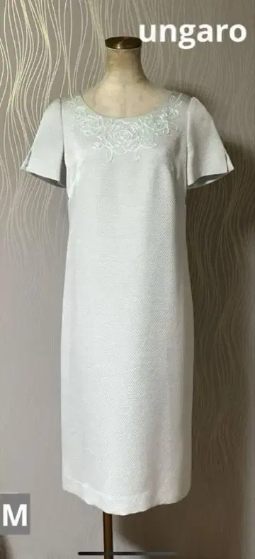 ungaro SOIE 웅가로 반팔 롱 원피스