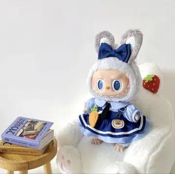 labubu 러브러브 봉제 인형 의류 15cm 17cm 토끼 4종 세트