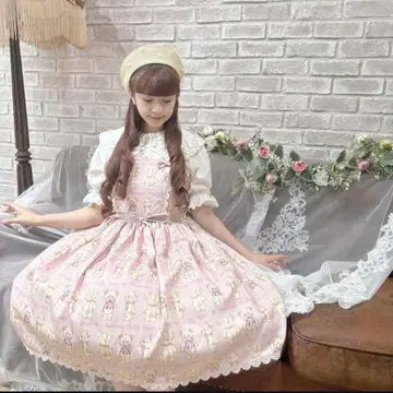 axes femme kawaii 플러피 베어 점프 스커트