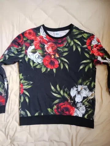 ZARA 플라워 프린트 트레이닝복 M 새상품급