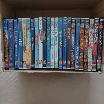 디즈니 등 어린이용 DVD 묶음 판매!
