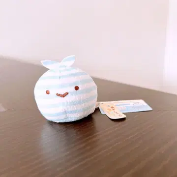 스미코구라시 모두 모여요! 후로시키 스카이블루 보더 테노리 봉제 인형