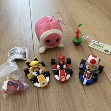 마리오 카트 커비 태고의 달인 피크민 풀백 피규어 묶음 판매