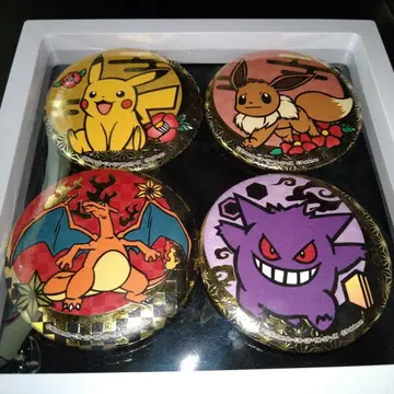 포켓몬스터 키리에 시리즈 금박 캔뱃지