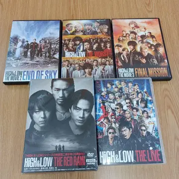 HiGH&LOW DVD 영화 LIVE 5개 세트 낱개 판매 불가