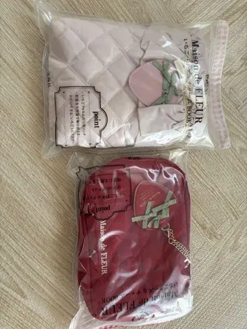 Maison de FLEUR 딸기 백, 딸기 케이스 & 참