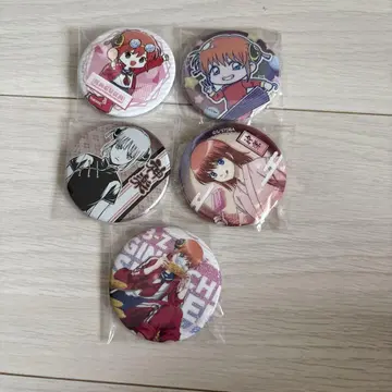 은혼 카구라 캔뱃지 5점 일괄 판매