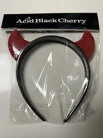 Acid Black Cherry 머리띠 빨간색 미개봉 새상품 증정 포함