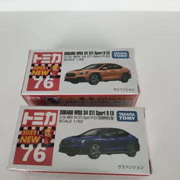 단종 토미카 76 스바루 WRX S4 STI 노멀 초회 특별 2대 세트