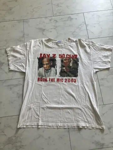 JAY-Z 50CENT 셔츠 [레어 상품] 제이 Z 50센트 2XL