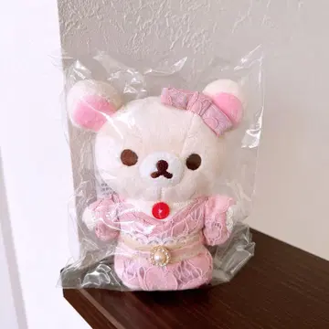 코리락쿠마의 두근두근 트립 매달리는 봉제 인형 레이스 기모노