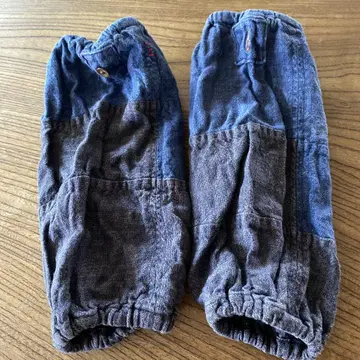 omoto님 파랑과 블랙의 패치워크 암커버