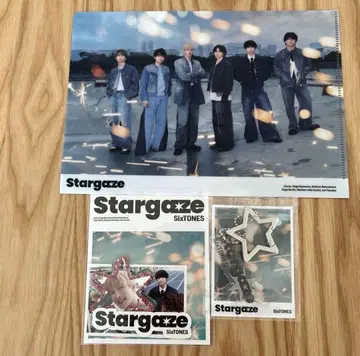 SixTONES Stargaze 3 형태 특전 세트