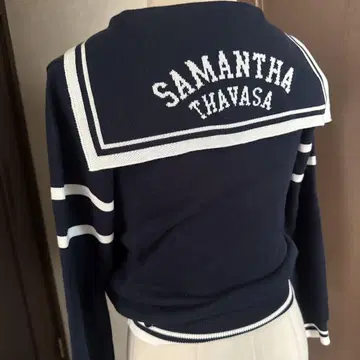 즉시 완판 아이템 Samantha Thavasa 골프 세일러 니트