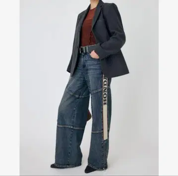 MOUSSY HONDA 데님 와이드 배기 0