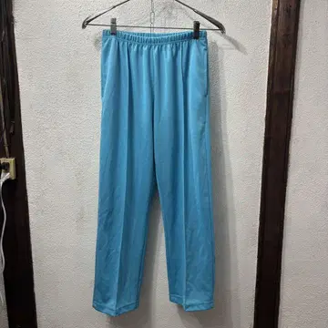 스카이블루 캐주얼 팬츠 허리밴딩 이지 팬츠 미국 빈티지 의류