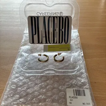 CAREERING PLACEBO 501 골드 후프 귀걸이