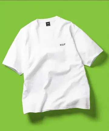 HUF OG 로고 티셔츠 화이트 티셔츠