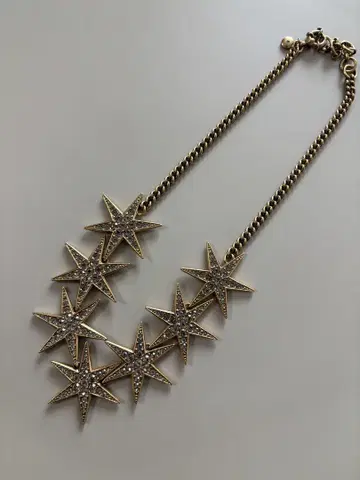 J.Crew 별 모티브 체인 목걸이