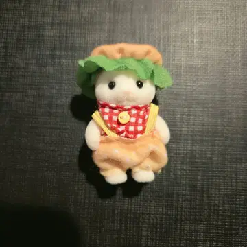 반짝반짝 복권 C상 햄버거 커플 세트 라떼 고양이 아기 한정