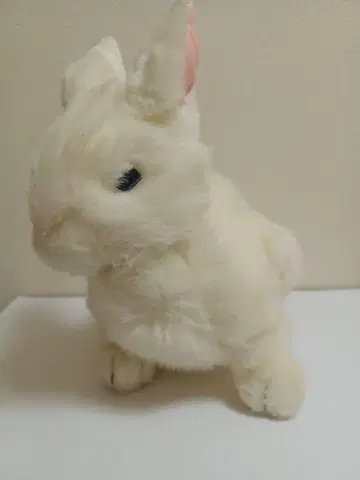 레트로 토끼 봉제 인형 선애로우