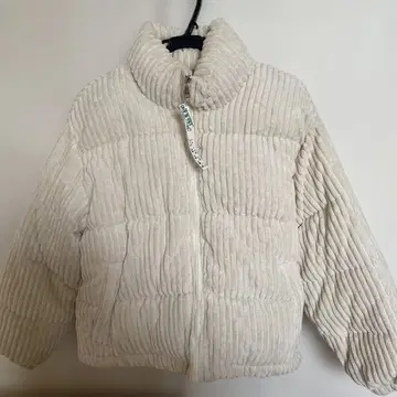 코듀로이 다운 자켓