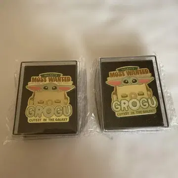 스타 워즈 그로구 핀 배지 2개 세트