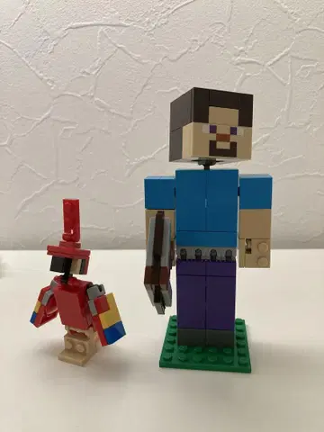 LEGO Minecraft 21148 스티브와 앵무새