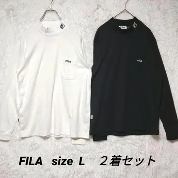 FILA 휠라 2벌 세트 남성용 하이넥 L