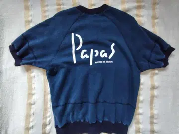 파파스 Papas 반팔 트레이닝복 M 사이즈 (네이비)