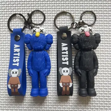 KAWS 카우스 러버 피규어 키링 세트