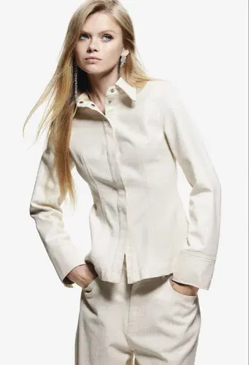 새상품 H&M 트윌 셔츠 자켓