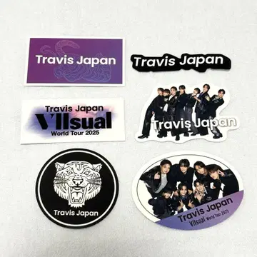 TravisJapan 왈츠 2025 VIIsual 스티커 세트 내 6매
