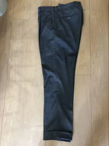 GERMANO 원플리츠 울 슬랙스