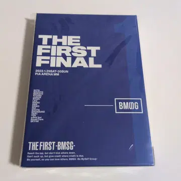 THE FIRST FINAL BMSG 한정판 Blu-ray 사진 포함
