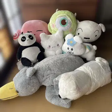 카모노하시와 커비 팬더 봉제 인형 세트