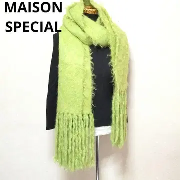 MAISON SPECIAL Shaggy knit 머플러