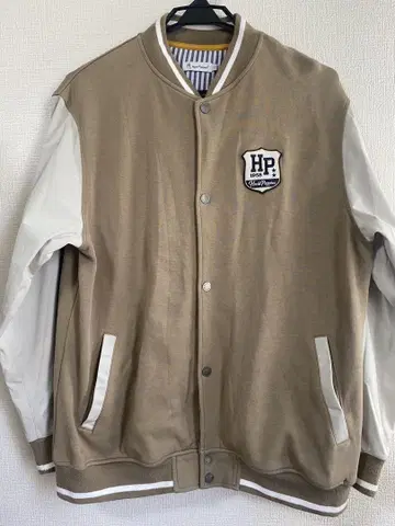 Hush Puppies 바시티 자켓 LL 베이지