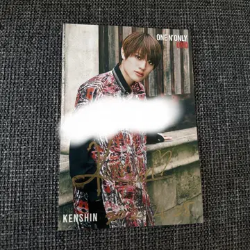 우에무라 KENSHIN 사인 포함 엽서