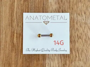 아나토메탈 ANATOMETAL 스트레이트 바벨 14G