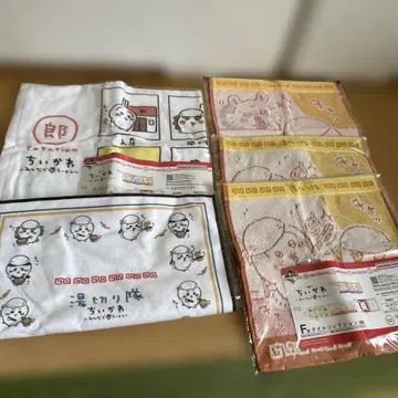 치이카와 제일복권 ~모두 함께 라멘~ F상 타월 컬렉션 5종