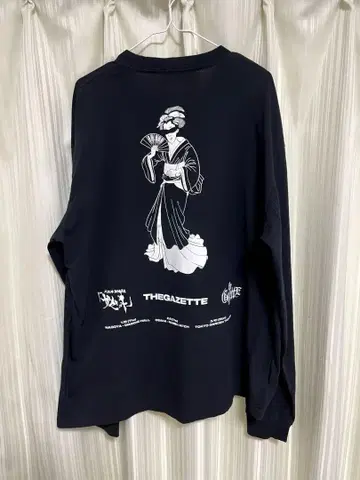 the GazettE LONG SLEEVE TEE / BLACK
