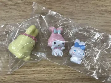 산리오 캐릭터  토끼 시나모 마이멜로디 푸딩 3체 세트