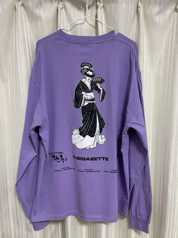 the GazettE LONG SLEEVE TEE / PURPLE