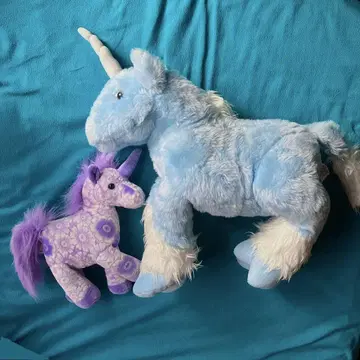 약 56cm 특대형 유니콘 봉제 인형 2체 세트