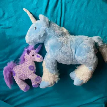 약 56cm 특대형 유니콘 봉제 인형 2체 세트