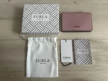 가격 인하 FURLA 명함지갑 핑크